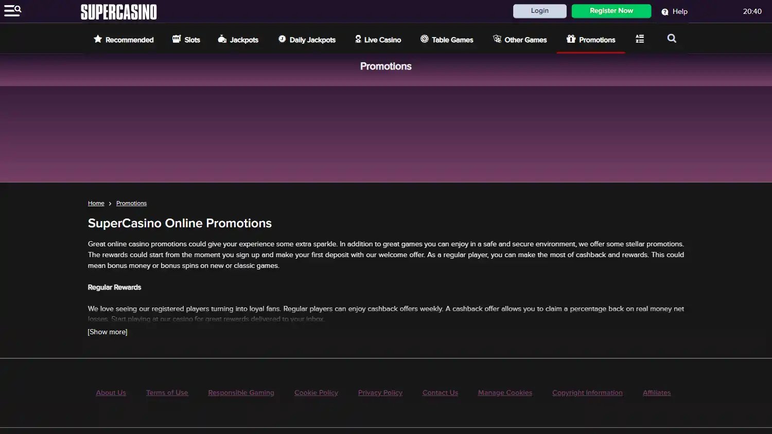 Super Casino screenshot 3