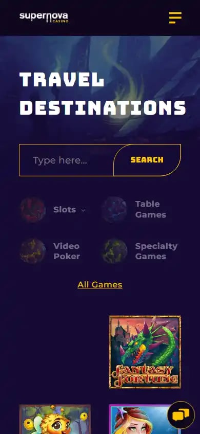 Supernova Casino screenshot 5
