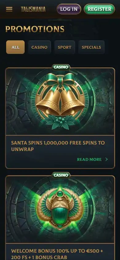 Talismania Casino screenshot 6