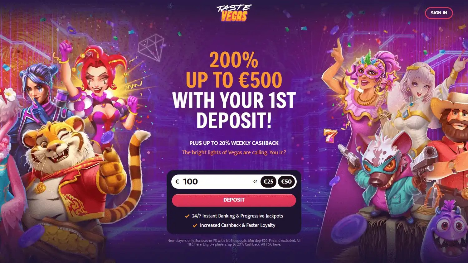 Taste Vegas Casino screenshot 1