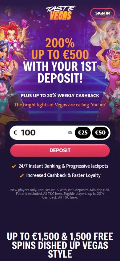 Taste Vegas Casino screenshot 2