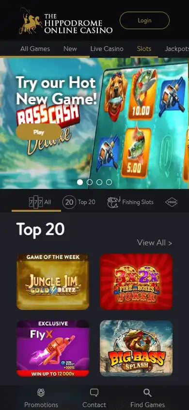 The Hippodrome Online Casino screenshot 6