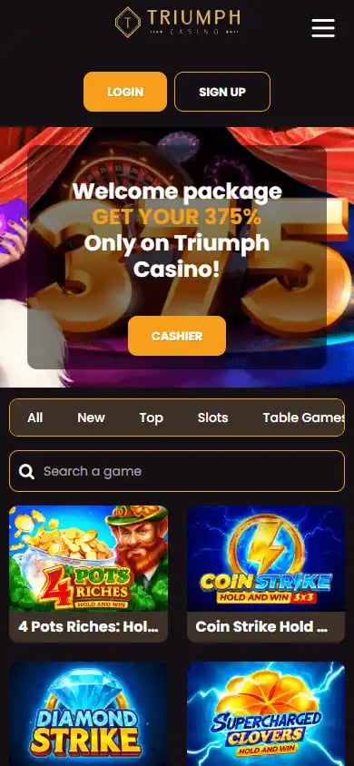 Triumph Casino screenshot 4