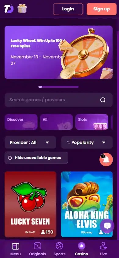 TrustDice Casino screenshot 5