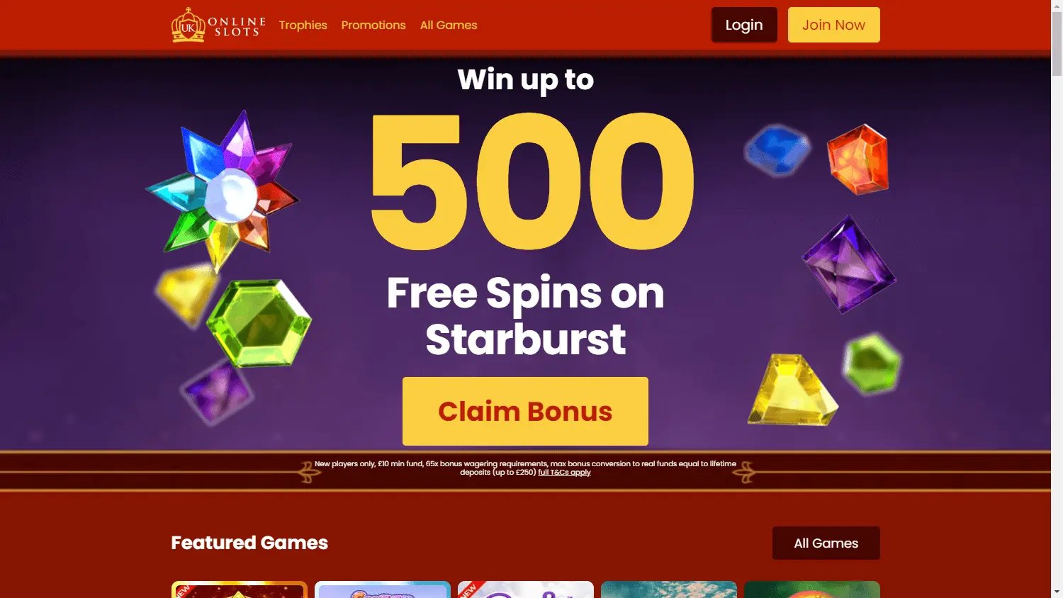 UK Online Slots Casino screenshot 1