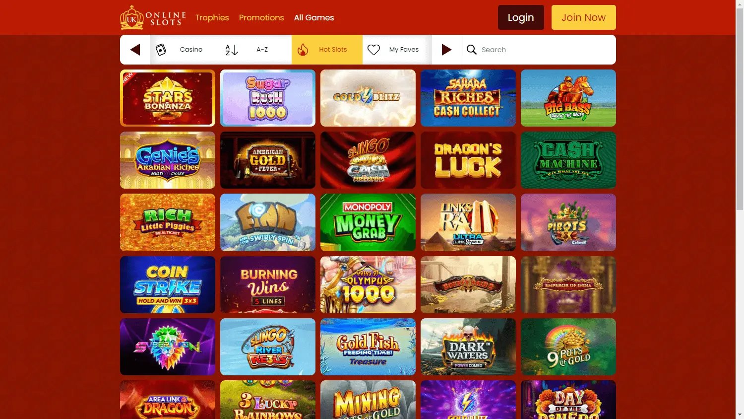UK Online Slots Casino screenshot 2