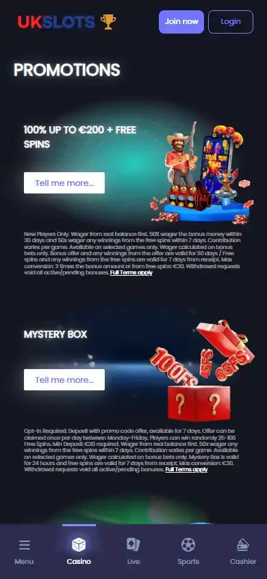 UK Slots Casino screenshot 6