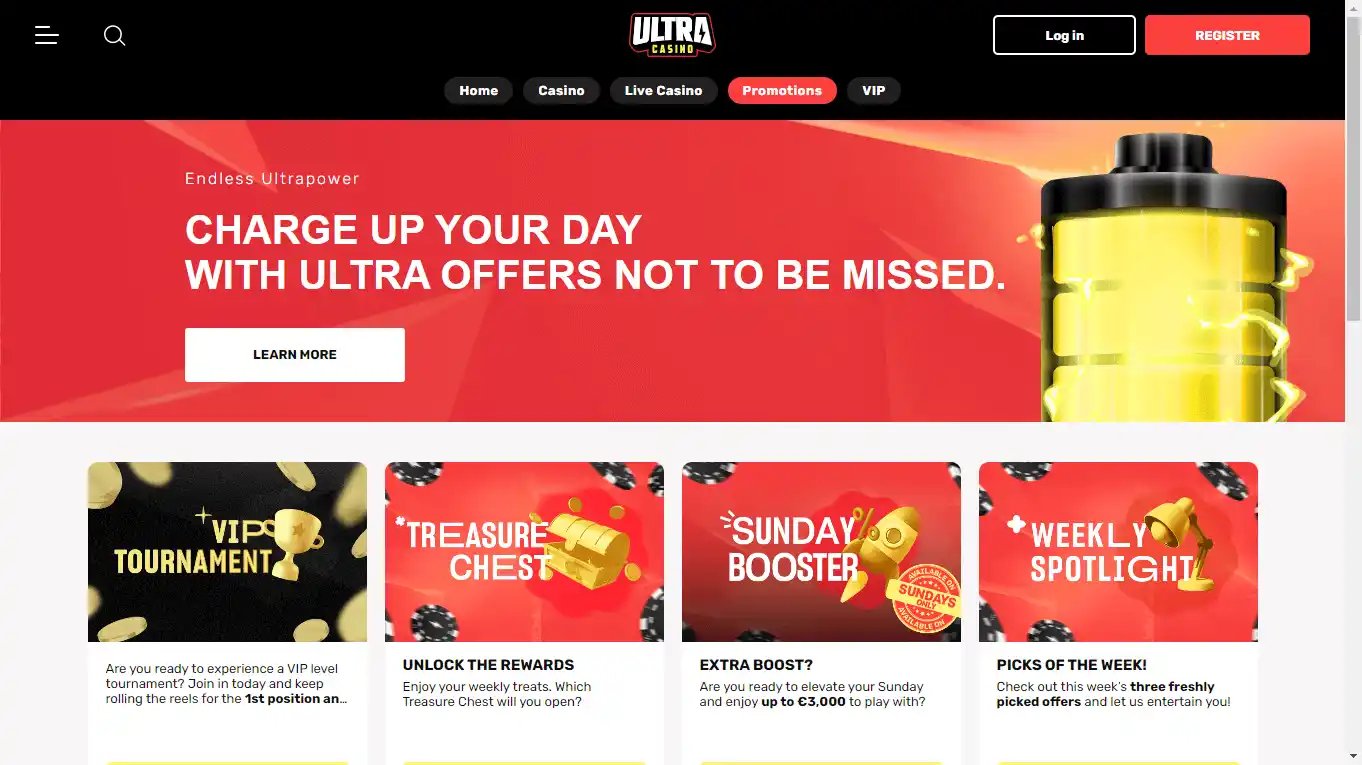 Ultra Casino screenshot 3