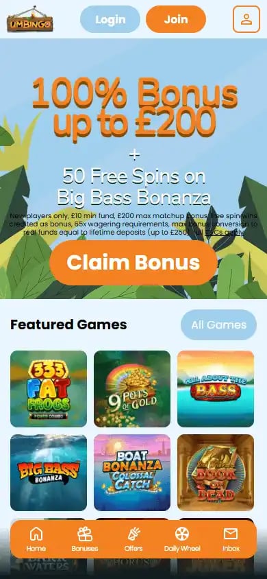 Umbingo Casino screenshot 4