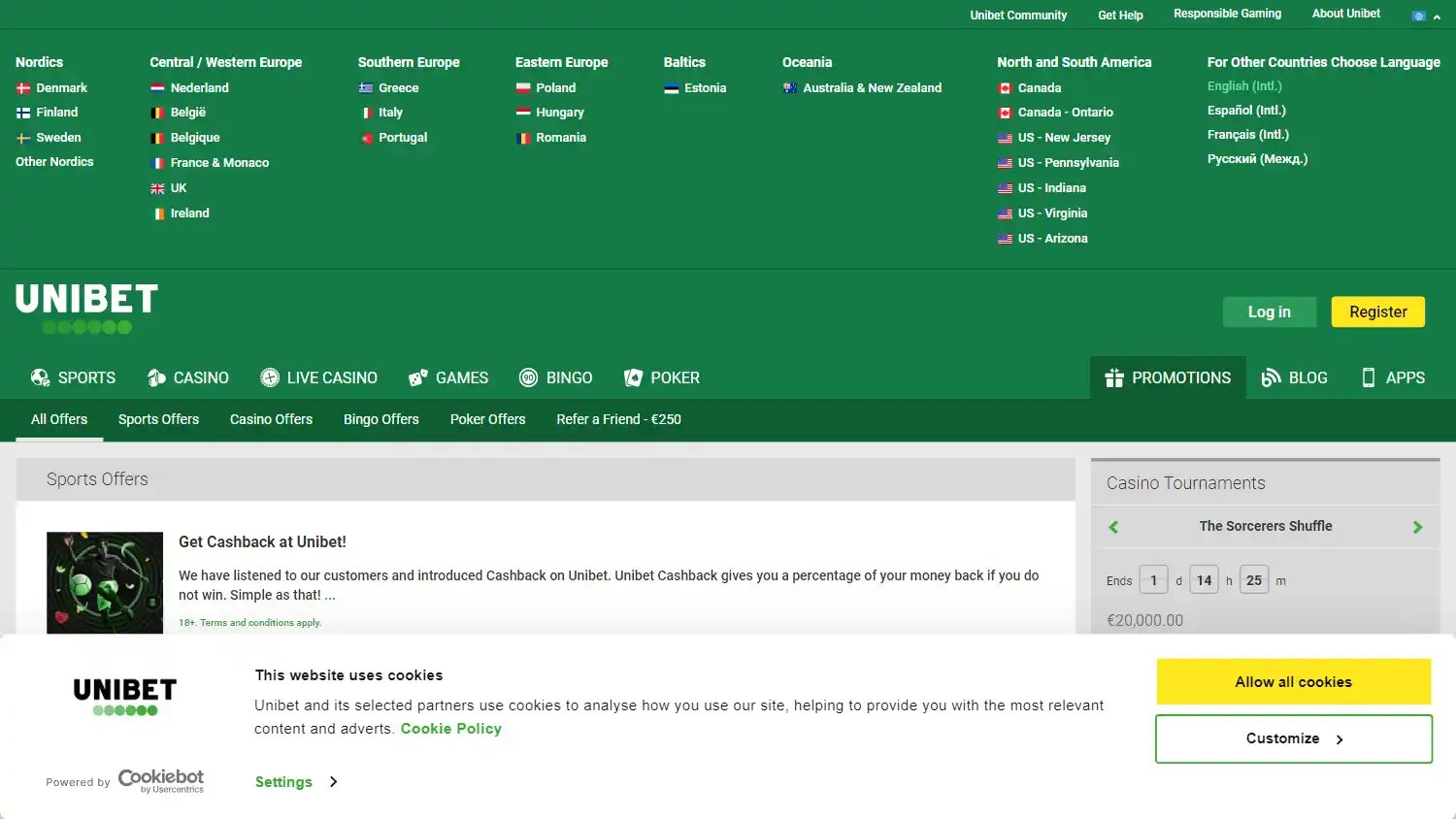 Unibet Casino NL screenshot 3