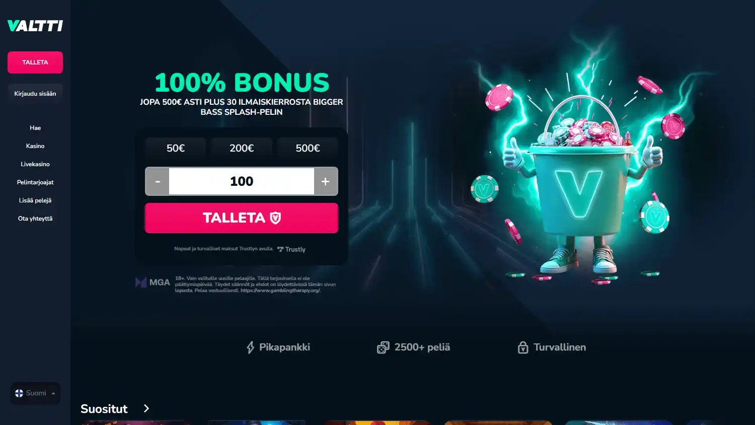Valttikasino Casino screenshot 1
