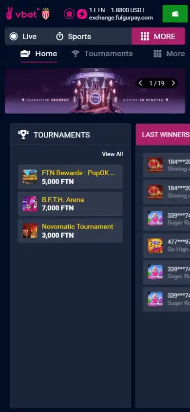 Vbet Casino screenshot 5