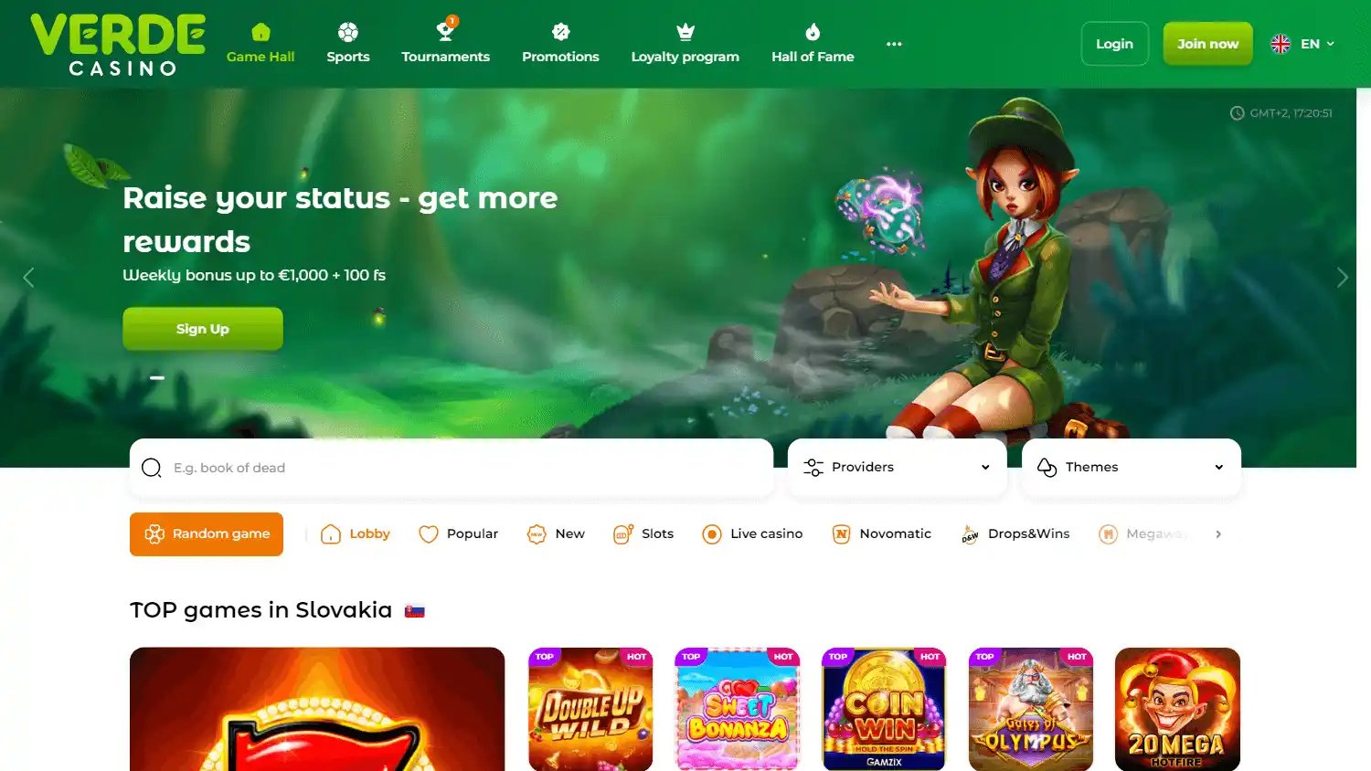 Verde Casino screenshot 2