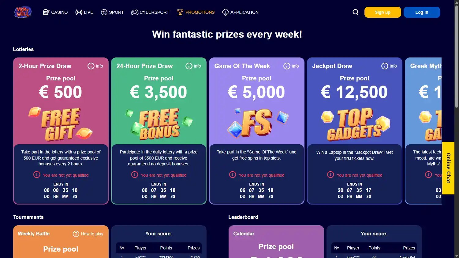 VeryWell Casino screenshot 3