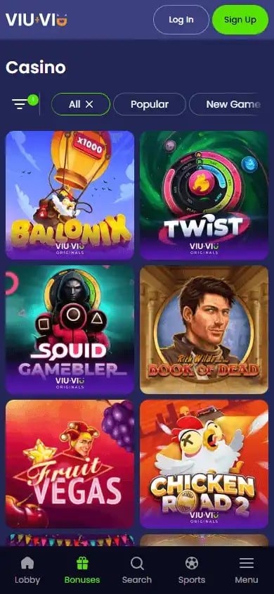 Viu-viu Casino screenshot 5