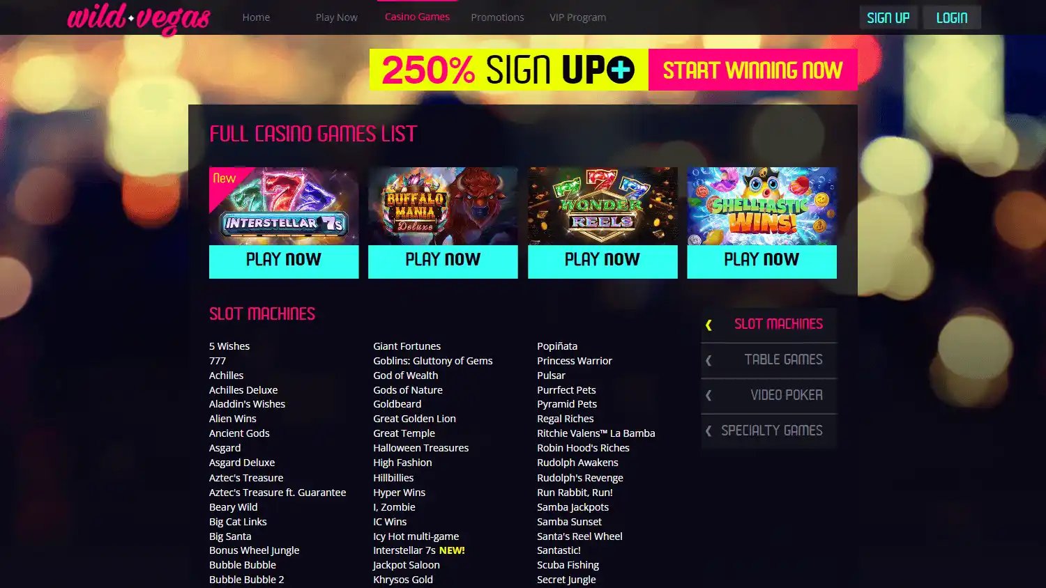 Wild Vegas Casino screenshot 2