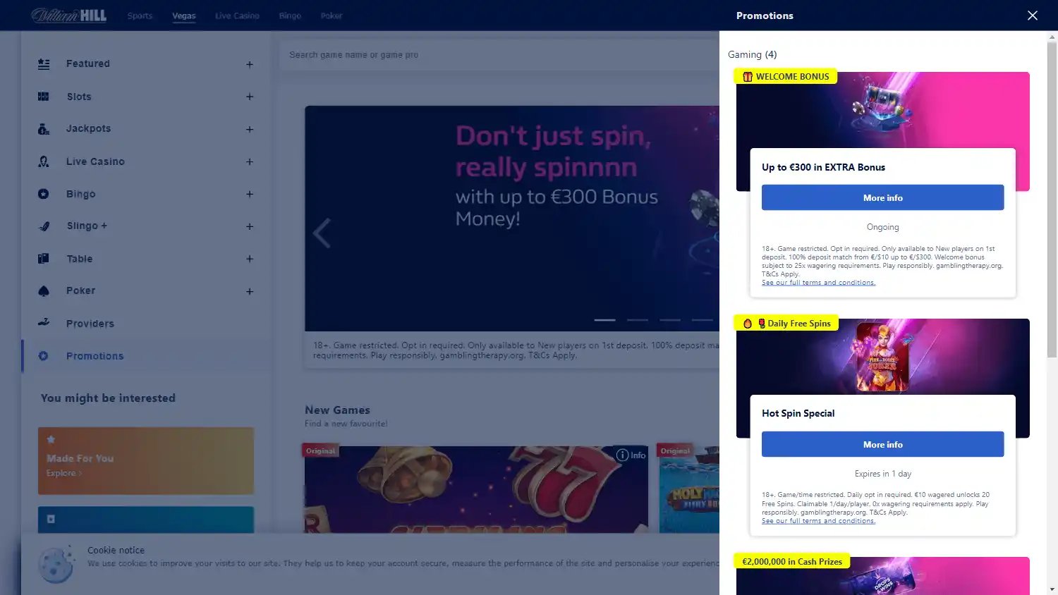 William Hill Casino screenshot 3