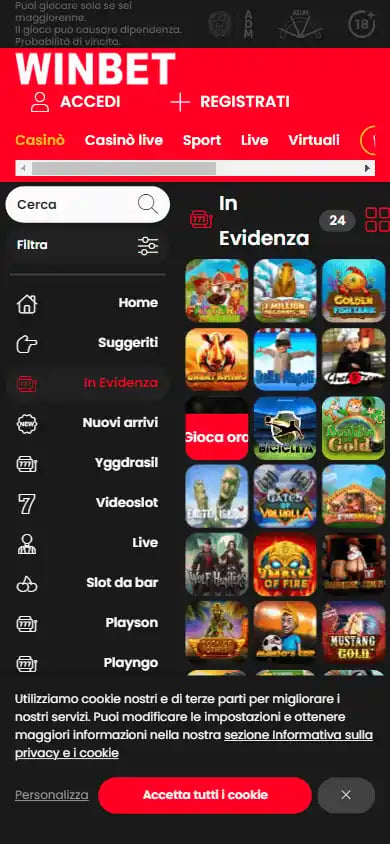 WinBet Casino screenshot 6
