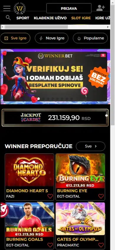 Winner Bet Casino screenshot 5