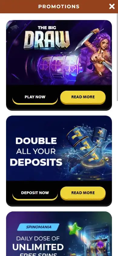 Winorama Casino screenshot 4