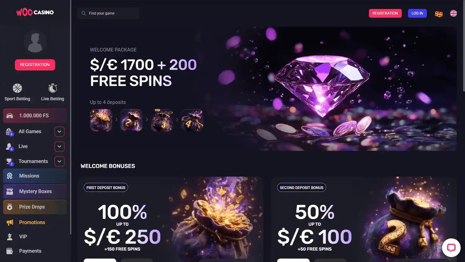 Woocasino screenshot 3