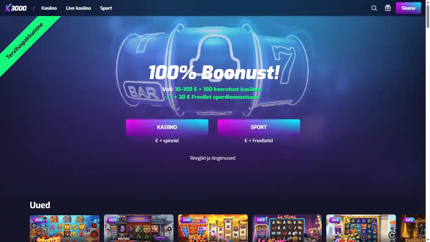 X3000 Casino EE screenshot 1