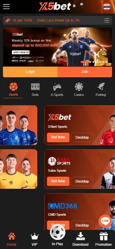 X5bet Casino screenshot 4