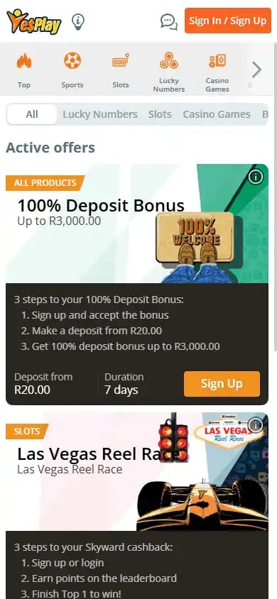 YesPlay Casino screenshot 6