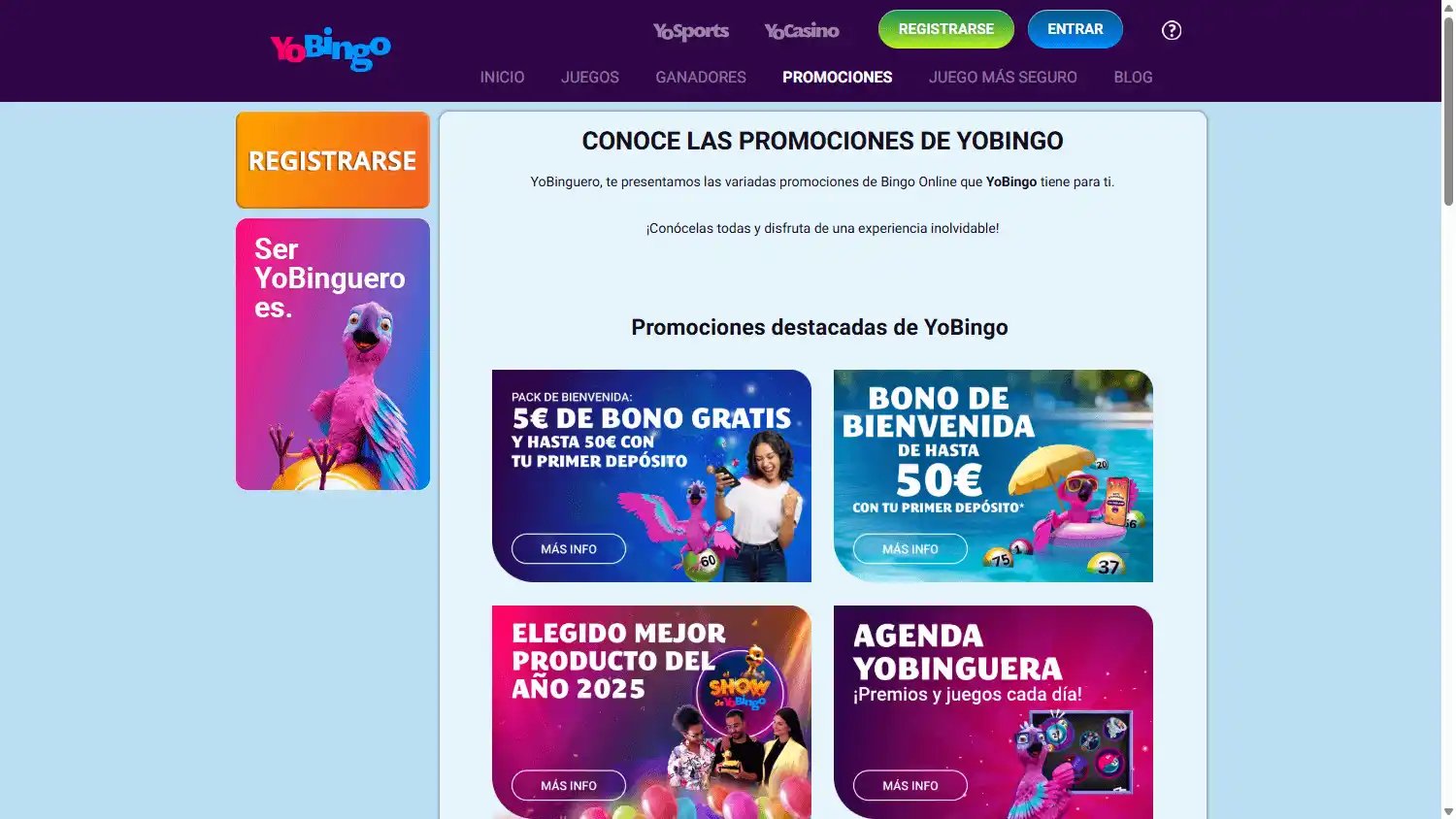YoBingo Casino screenshot 3