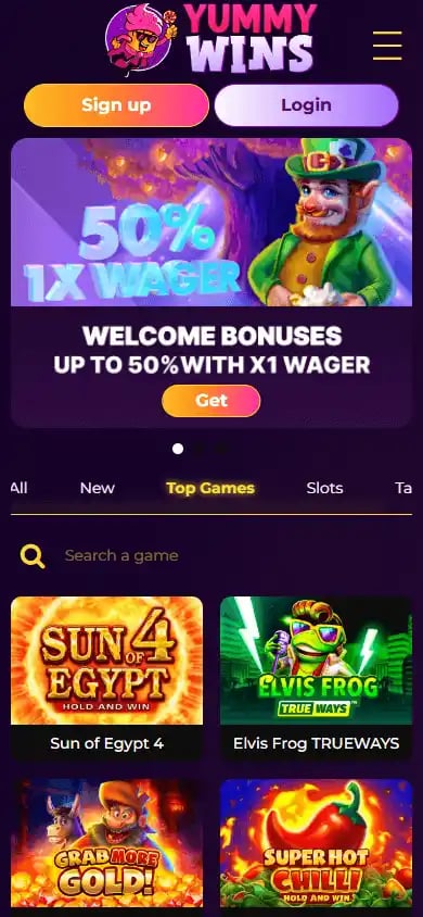 Yummy Wins Casino screenshot 4