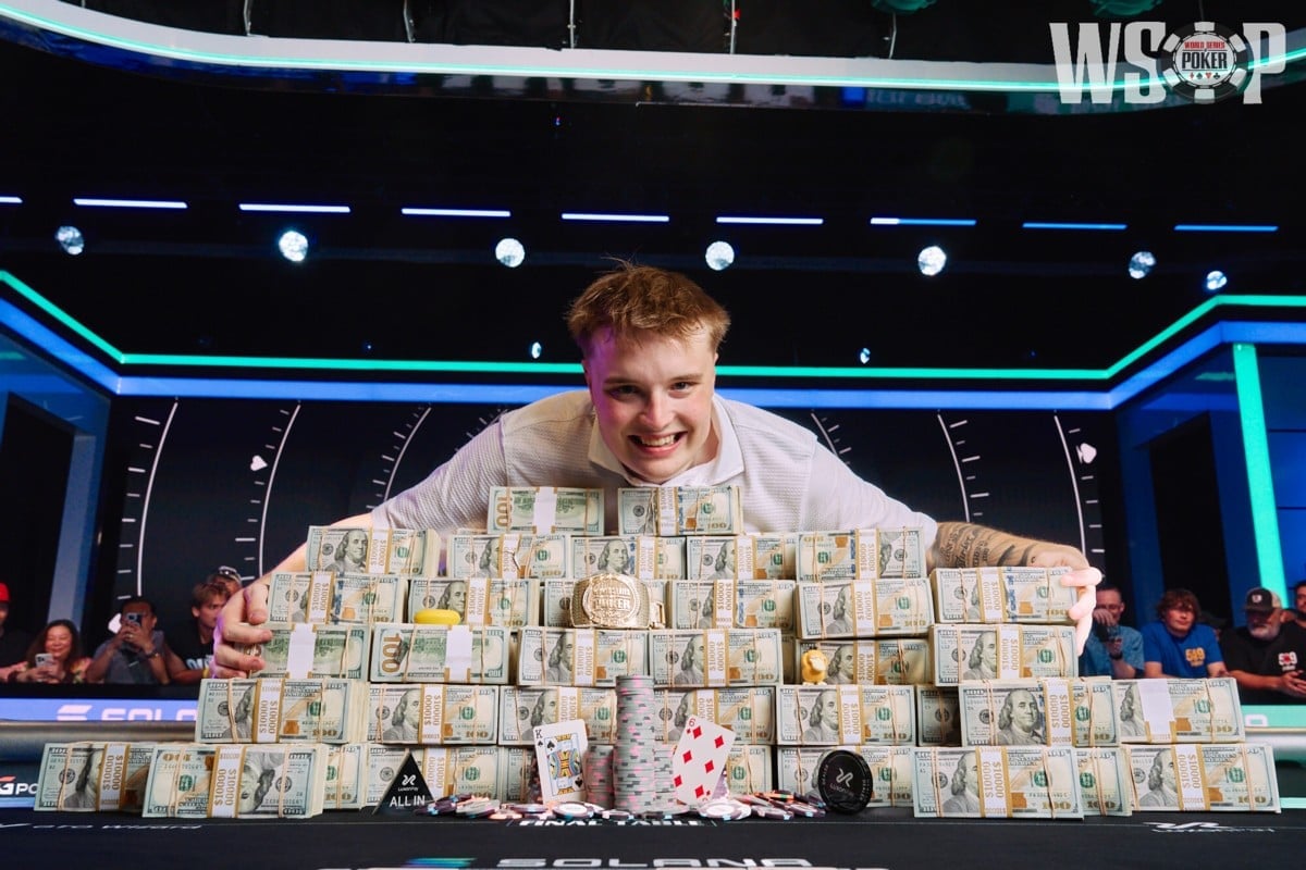 22-Year-Old College Graduate Lucas Jumalon Wins 2026 WSOP Main Event