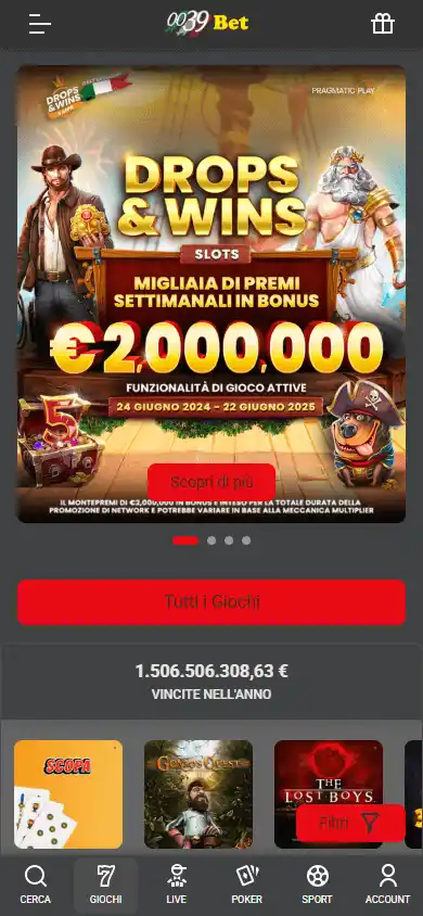 0039bet Casino screenshot 5