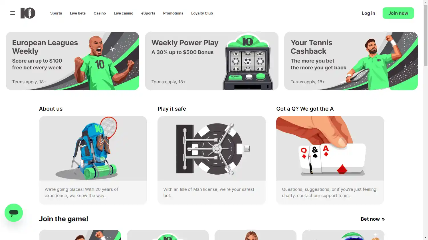 10bet Casino screenshot 1