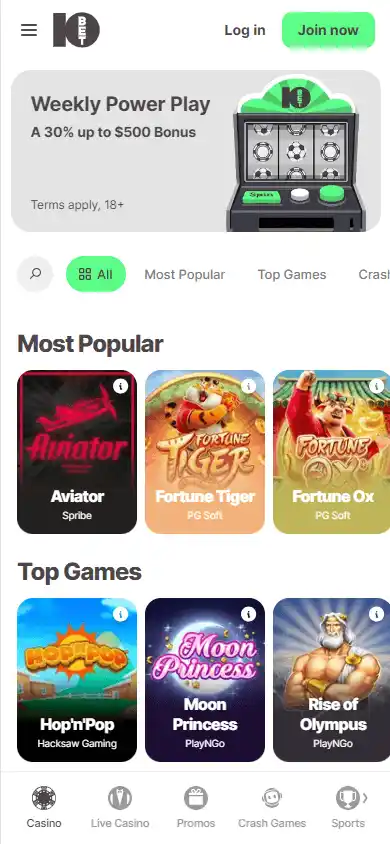 10bet Casino screenshot 6