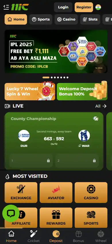 11ic Casino screenshot 4