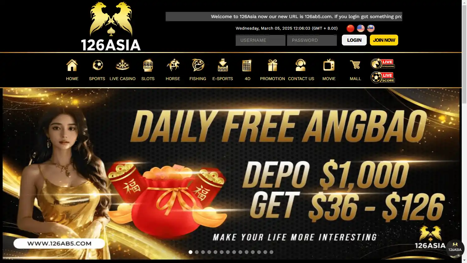 126Asia Casino screenshot 1