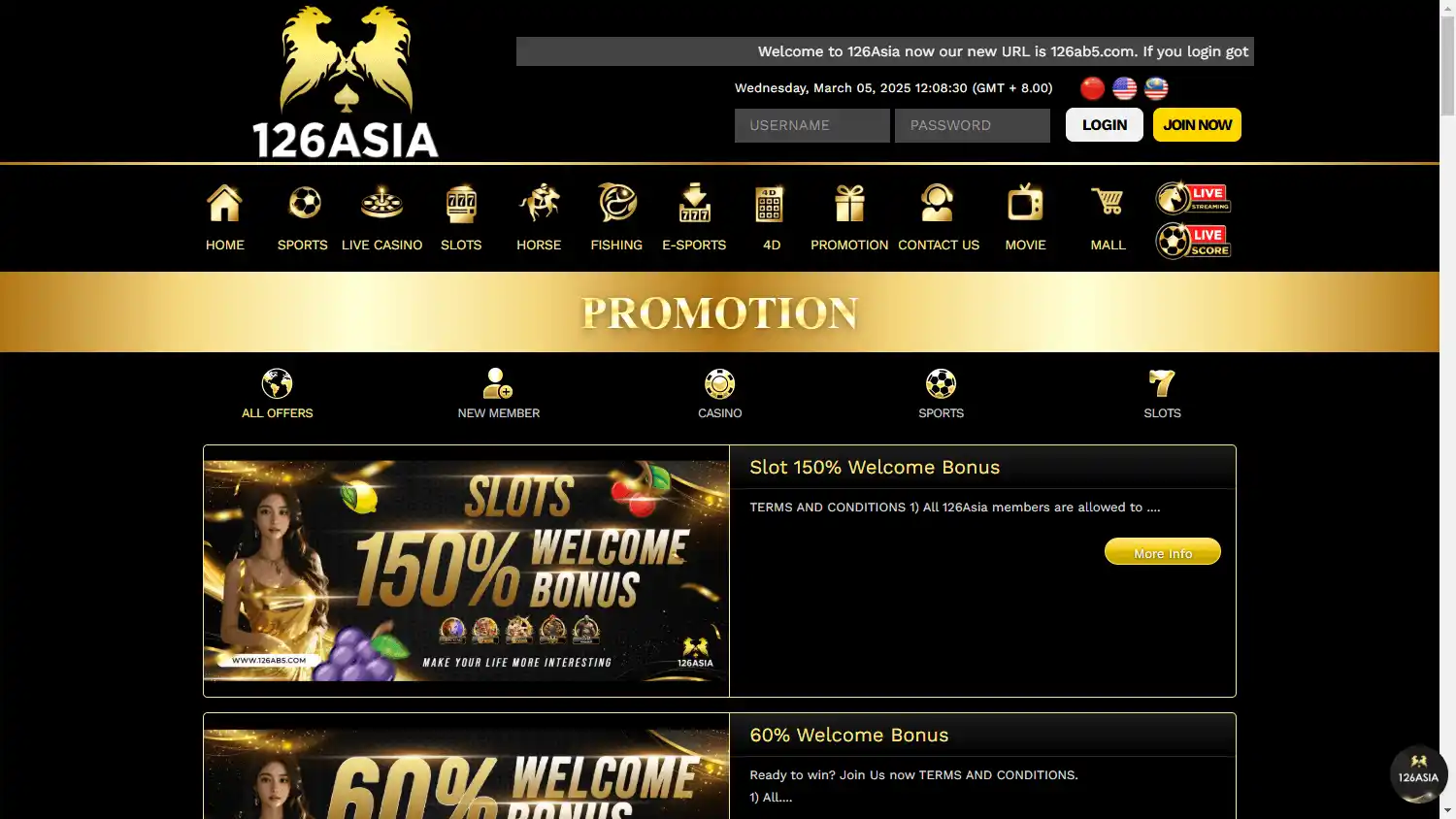 126Asia Casino screenshot 3
