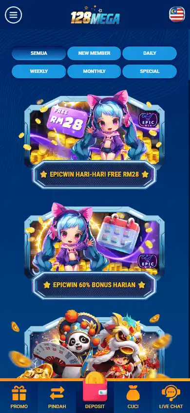 128Mega Casino screenshot 4