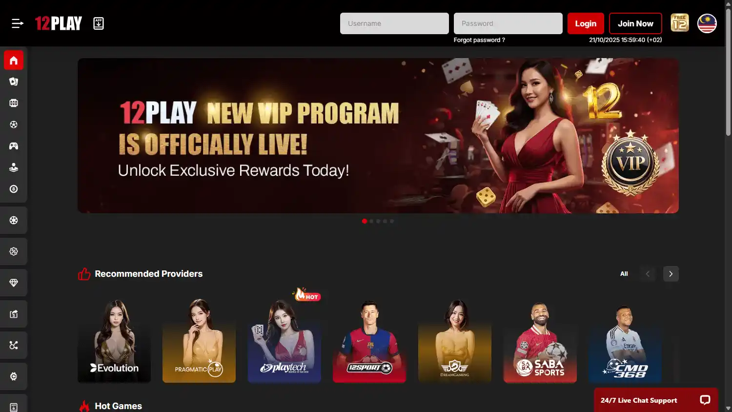 12Play Casino screenshot 1