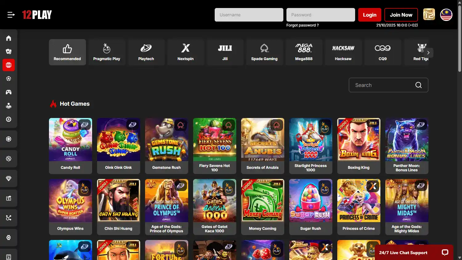 12Play Casino screenshot 2