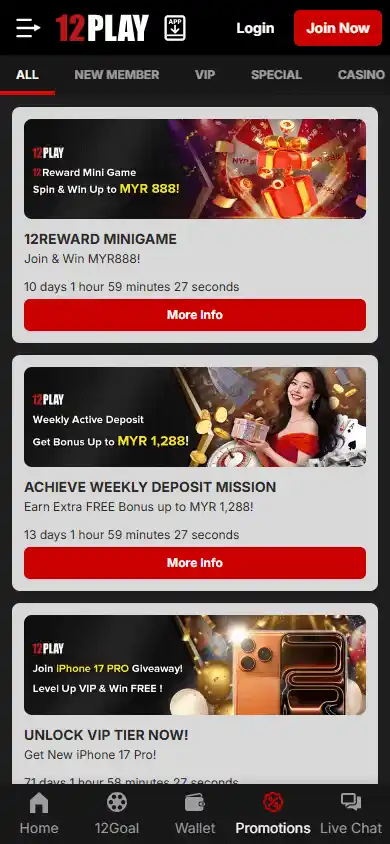 12Play Casino screenshot 6
