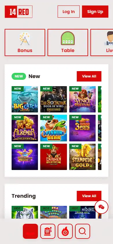 14red Casino screenshot 4