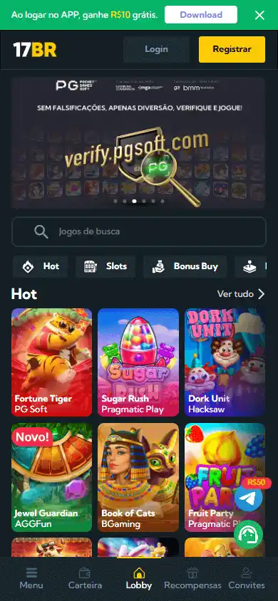 17BR Casino screenshot 4