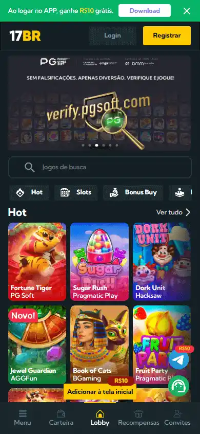 17BR Casino screenshot 6
