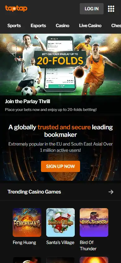Taptap Casino screenshot 4