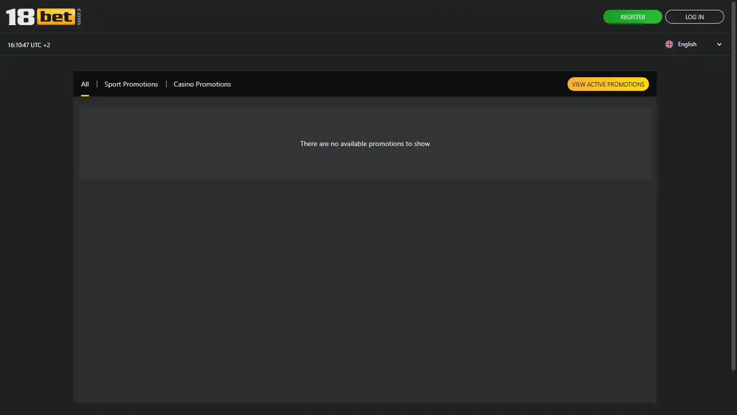 18bet Casino screenshot 3