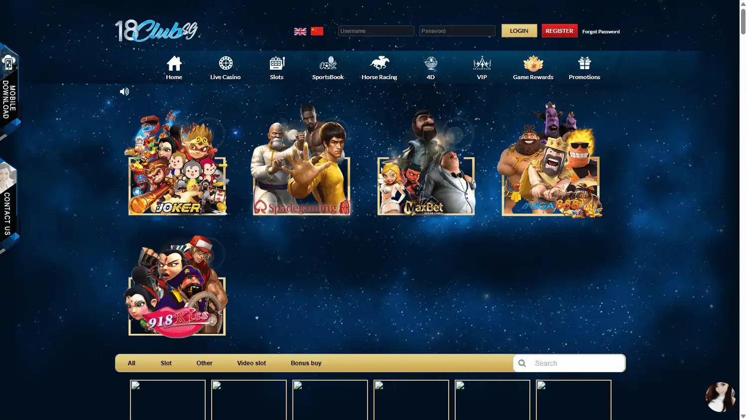 18Club Casino screenshot 2