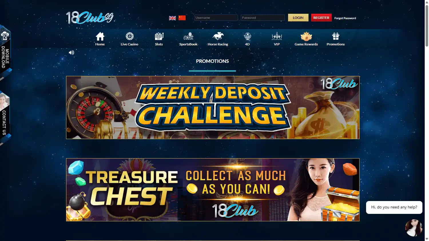 18Club Casino screenshot 3