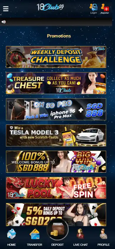 18Club Casino screenshot 6
