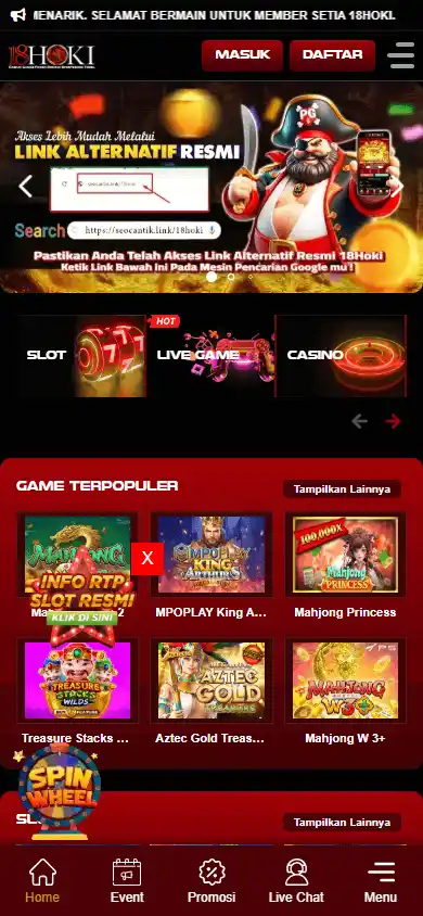 18HOKI Casino screenshot 4